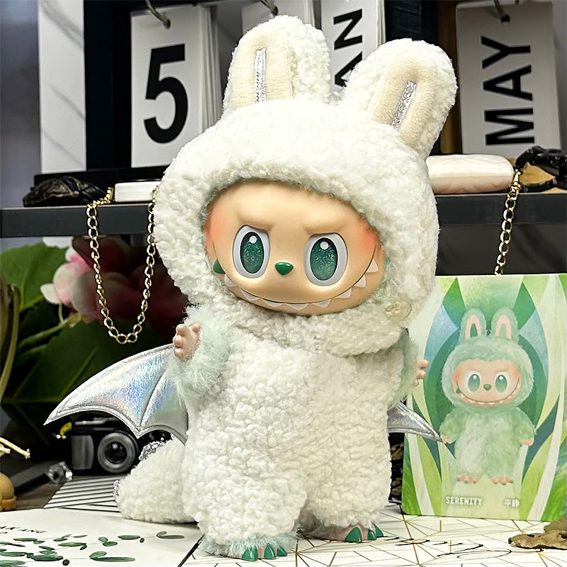 【Doll Clothes Only】Archangel Labubu Clothing 2-Piece Set