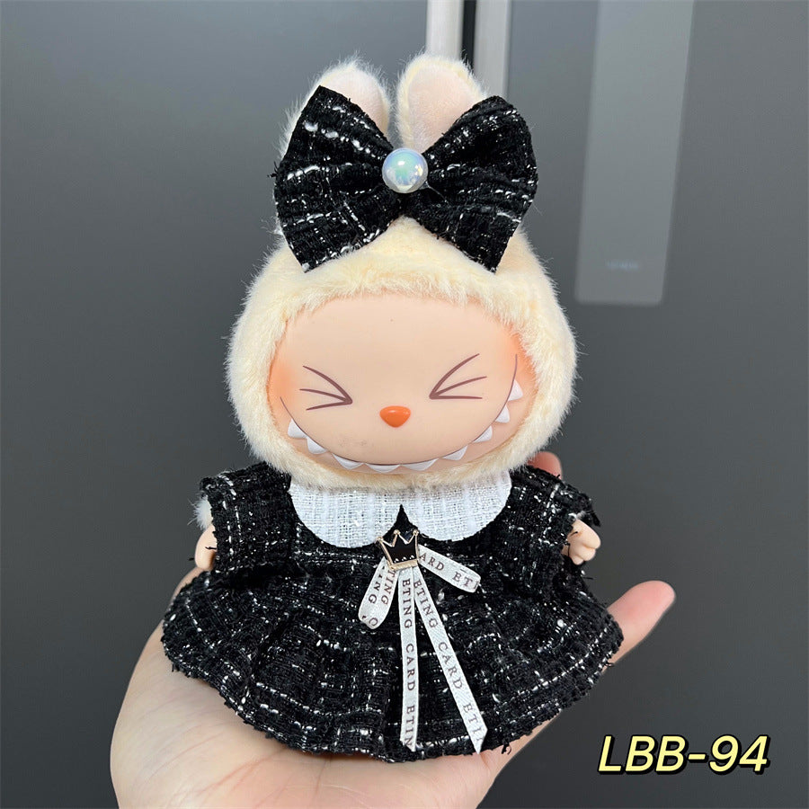 【Doll Clothes Only】Simple Fashionable Labubu Clothing 2-Piece Set
