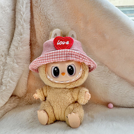 A Single Pink Hat With ALove Heart