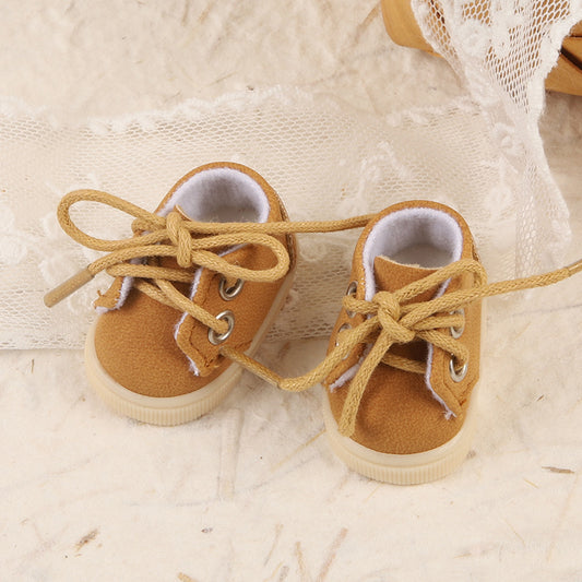 Laced Khaki Shoes