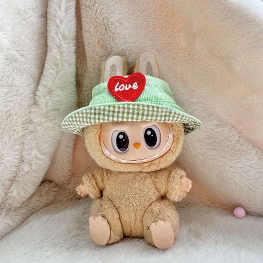 A Single Green Hat With A Love Heart