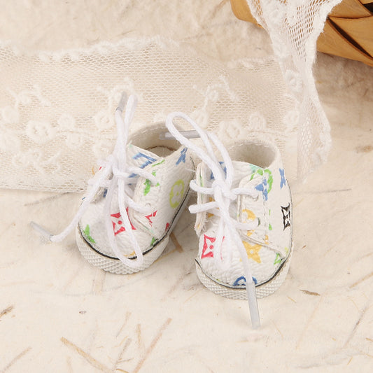 White Colorful Shoes