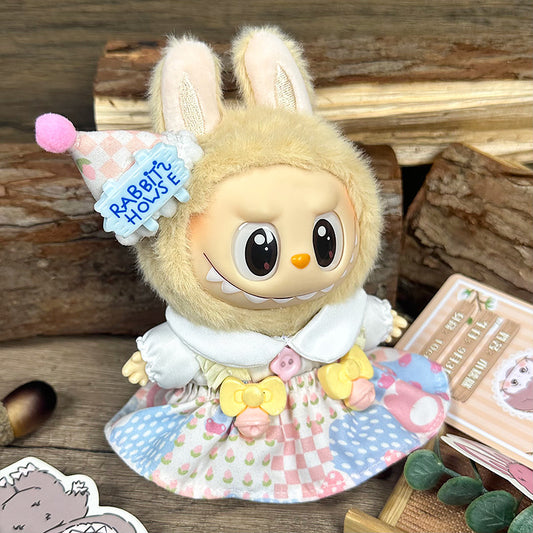 【Doll Clothes Only】Ice Cream Labubu Clothing 3-Piece Set
