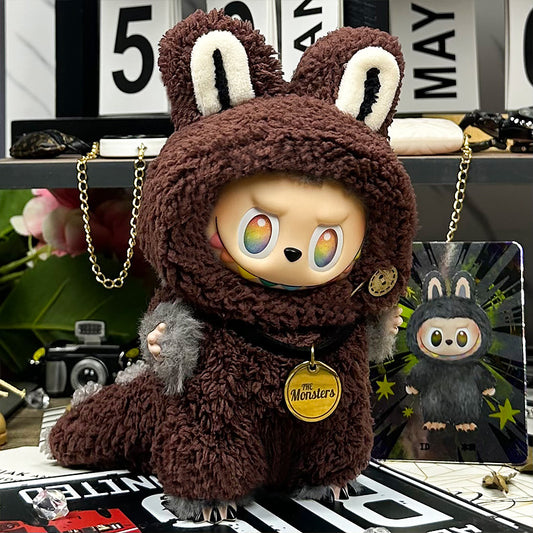 【Doll Clothes Only】Big Chief Labubu Clothing 3-Piece Set