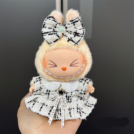 【Doll Clothes Only】Piano Suit Labubu Clothing 2-Piece Set