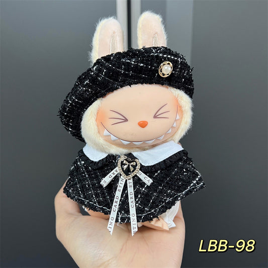 【Doll Clothes Only】College Style Labubu Clothing 2-Piece Set