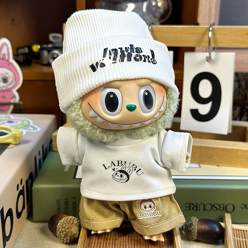 【Doll Clothes Only】Warming Whit Suit Labubu Clothing 3-Piece Set