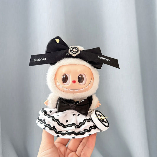 【Doll Clothes Only】Fashion Suit Labubu Clothing 3-Piece Set