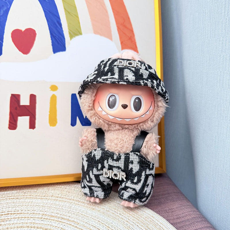 【Doll Clothes Only】Geometric Labubu Clothing 2-Piece Set