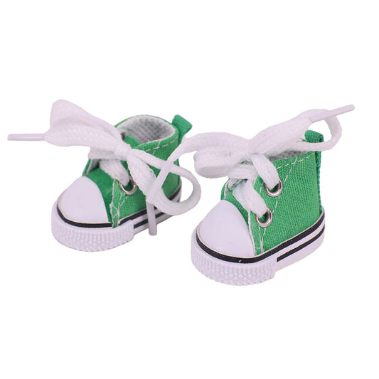 Small Green Cloth Shoes