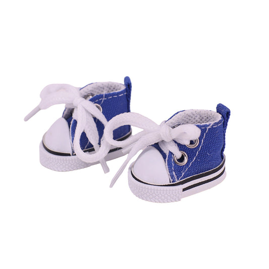 Small Blue Cloth Shoes