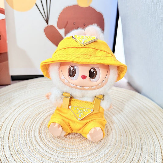 【Doll Clothes Only】Yellow Bananas Labubu Clothing 2-Piece Set
