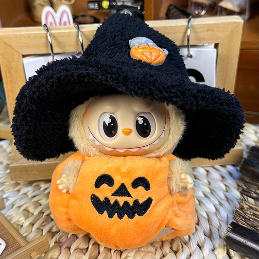 【Doll Clothes Only】Small Pumpkin Labubu Clothing 2-Piece Set